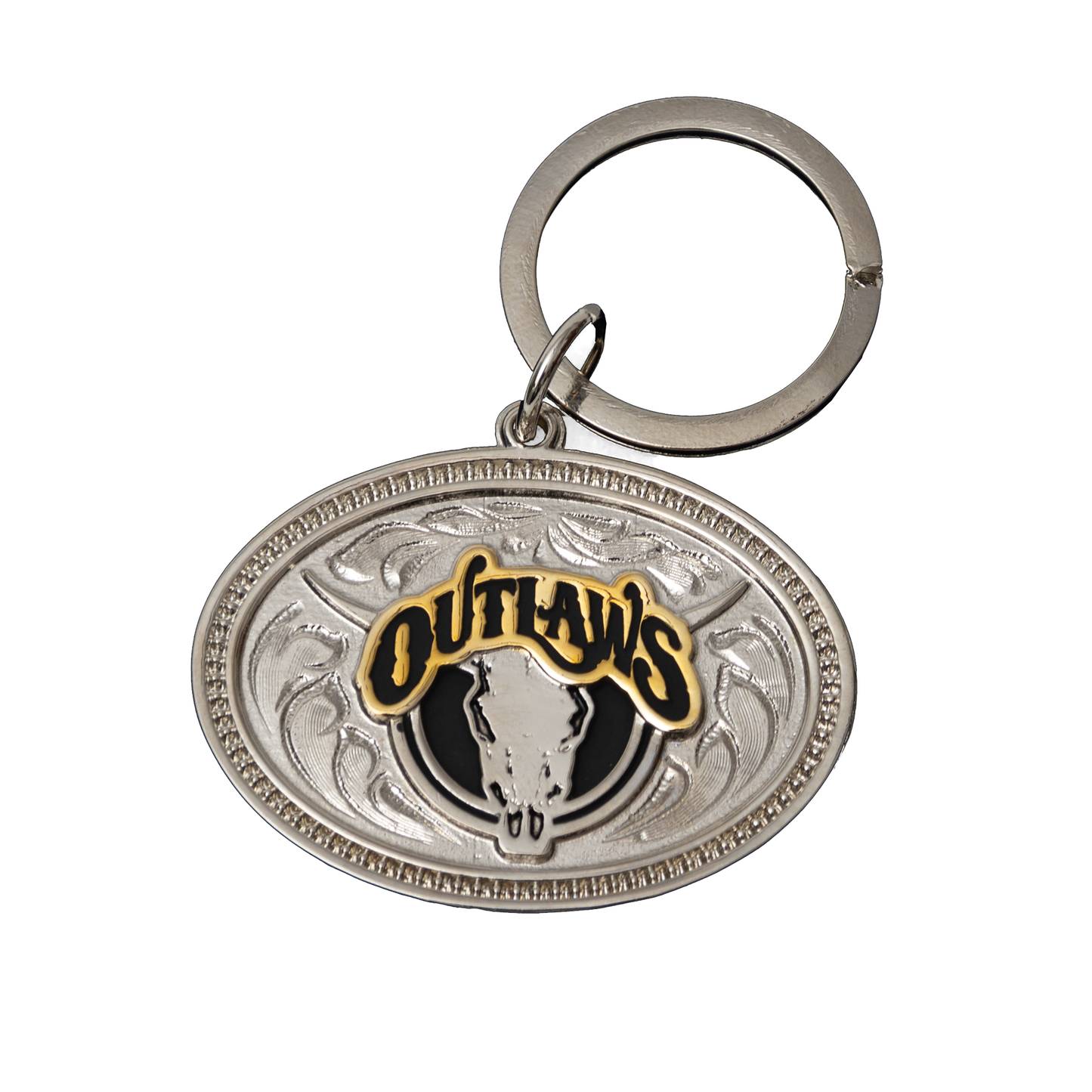 keychain-"Outlaws" with animal skull