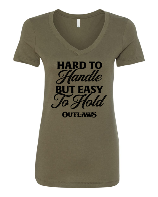 lady tee-green-"hard to handle but easy to hold" 